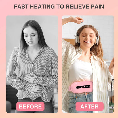 Women'S Cordless Automatic Portable Period Heating Pad for Cramps - Adjustable Belt Belly Wrap with Auto Shut-Off, Women'S Gifts for Menstrual Pain Relief #Mid Year Sale, Womens Gifts