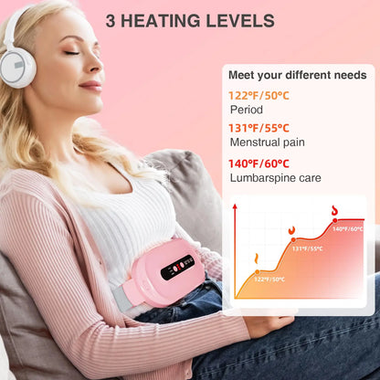 Women'S Cordless Automatic Portable Period Heating Pad for Cramps - Adjustable Belt Belly Wrap with Auto Shut-Off, Women'S Gifts for Menstrual Pain Relief #Mid Year Sale, Womens Gifts
