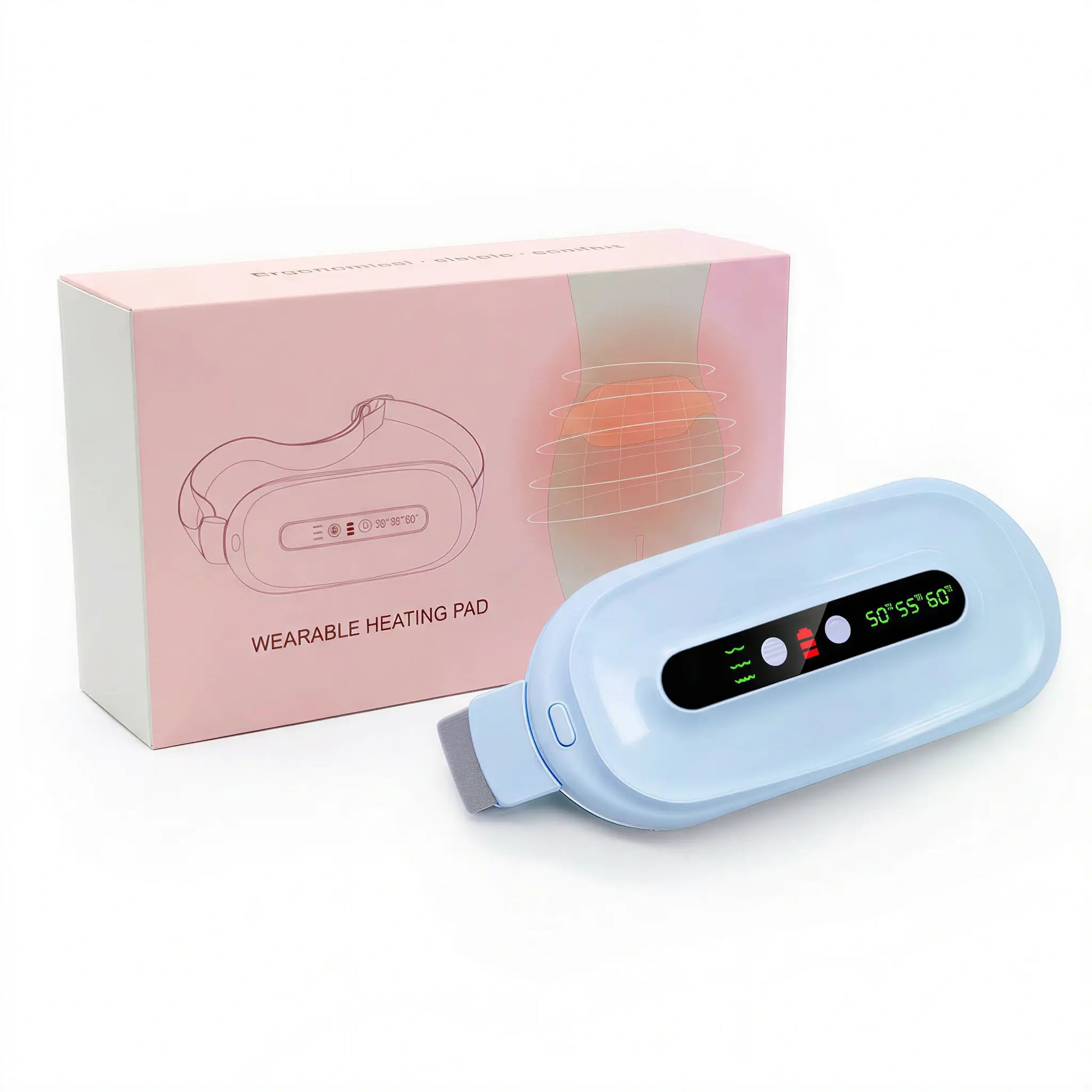 Women'S Cordless Automatic Portable Period Heating Pad for Cramps - Adjustable Belt Belly Wrap with Auto Shut-Off, Women'S Gifts for Menstrual Pain Relief #Mid Year Sale, Womens Gifts